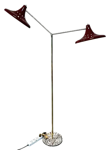 Floor Lamp red, 60s