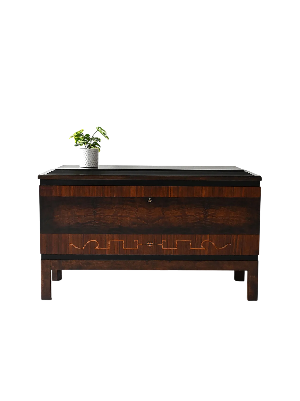 Credenza Art Decó scandinavo in radica anni ’30 10