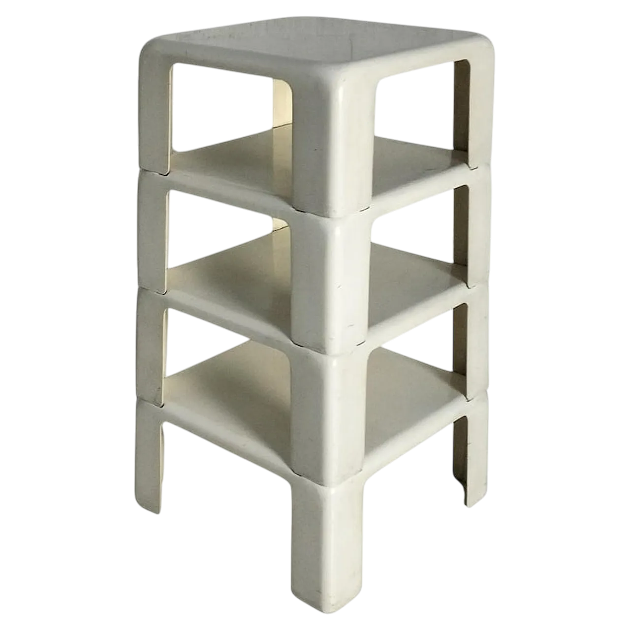 4 tavolini impilabili “I 4 gatti” di M.Bellini-C&B Italia, anni '70 17