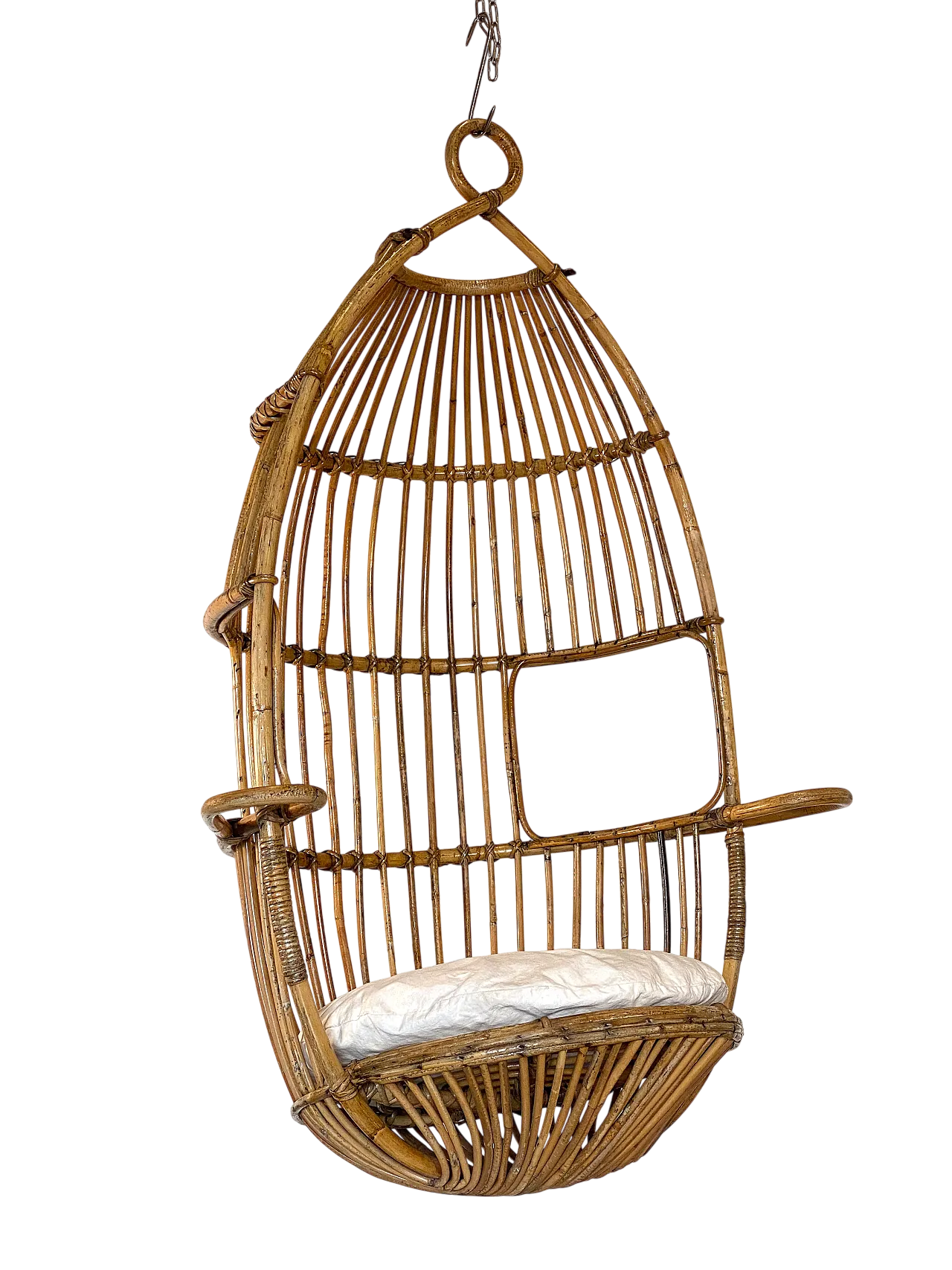 Armchair suspended in bamboo 70s 17