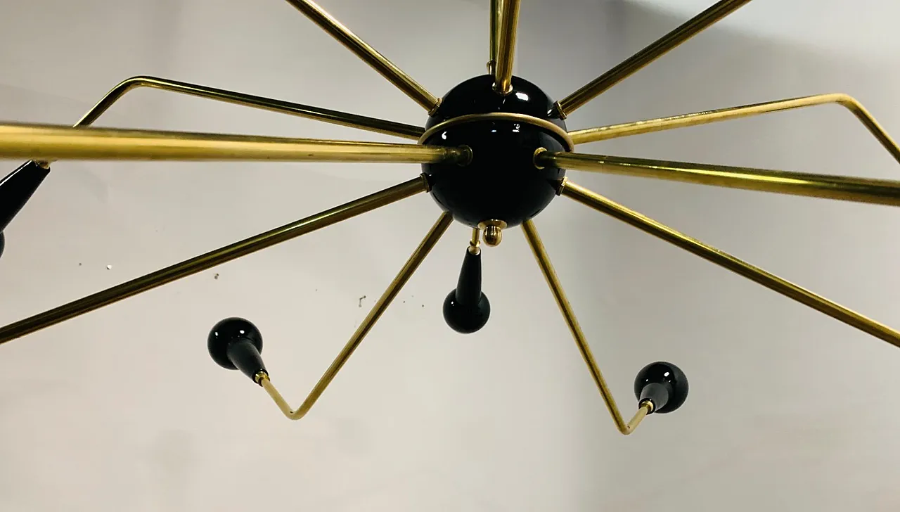 Sputnik chandelier, 70s 2