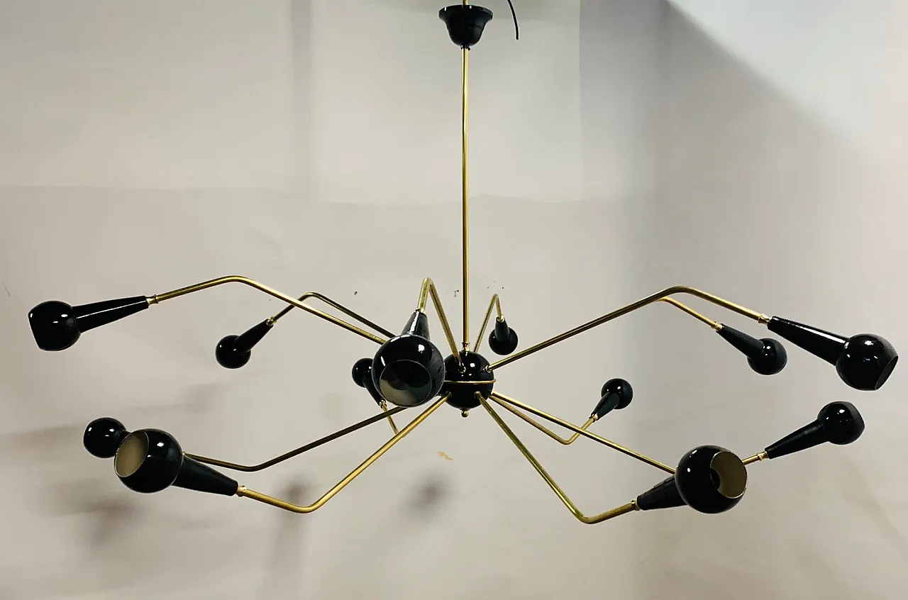 Sputnik chandelier, 70s 3