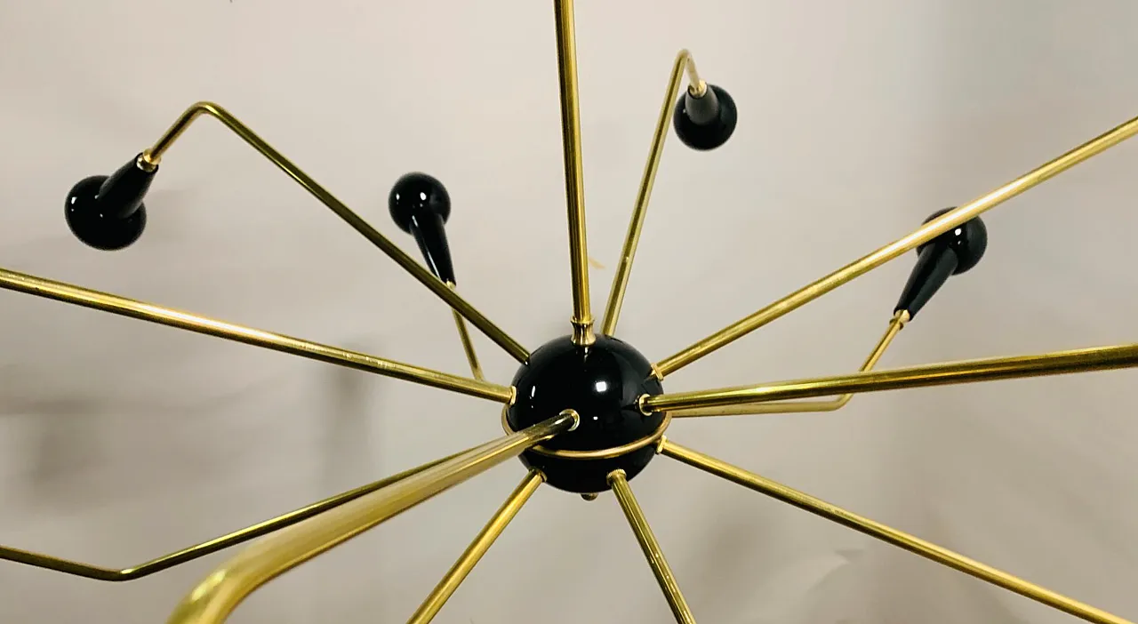 Sputnik chandelier, 70s 5