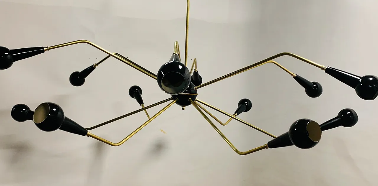 Sputnik chandelier, 70s 6