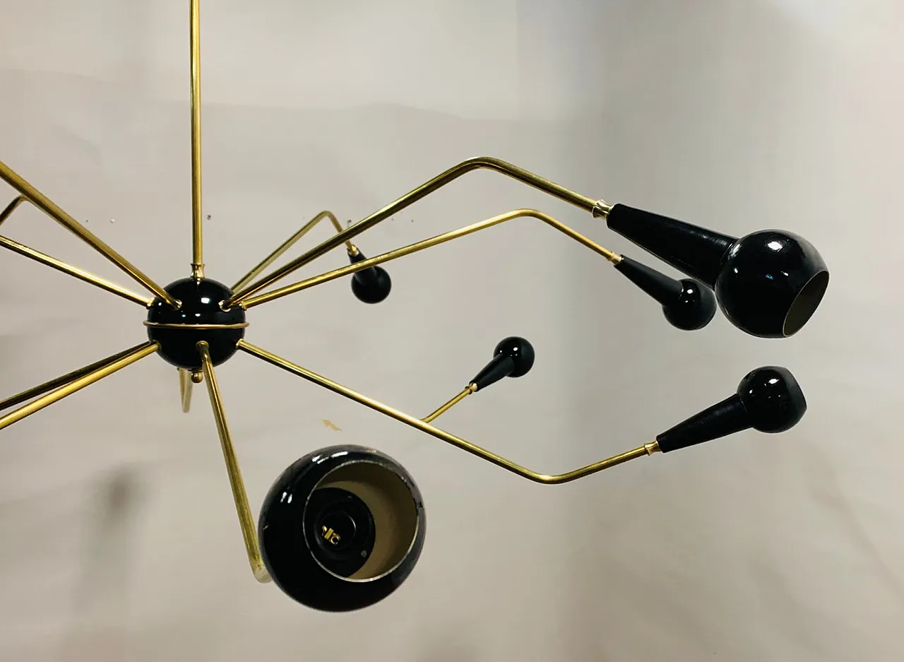 Sputnik chandelier, 70s 7