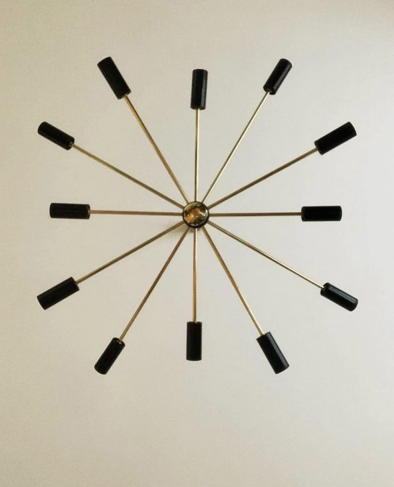 Sputnik chandelier in brass 10 lights, 1960s 5