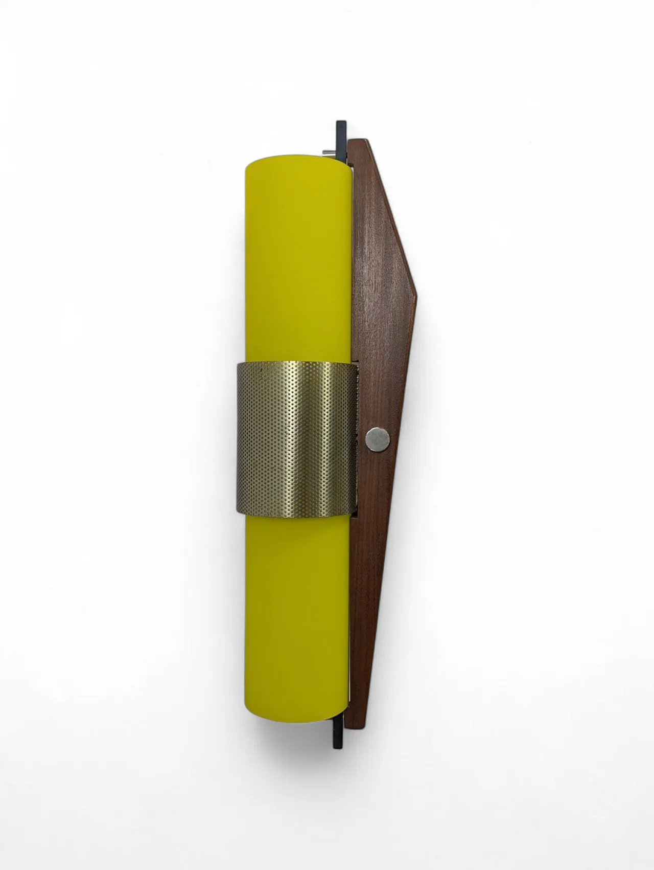 5 applique in vetro giallo di Oma Padova, anni '60 3