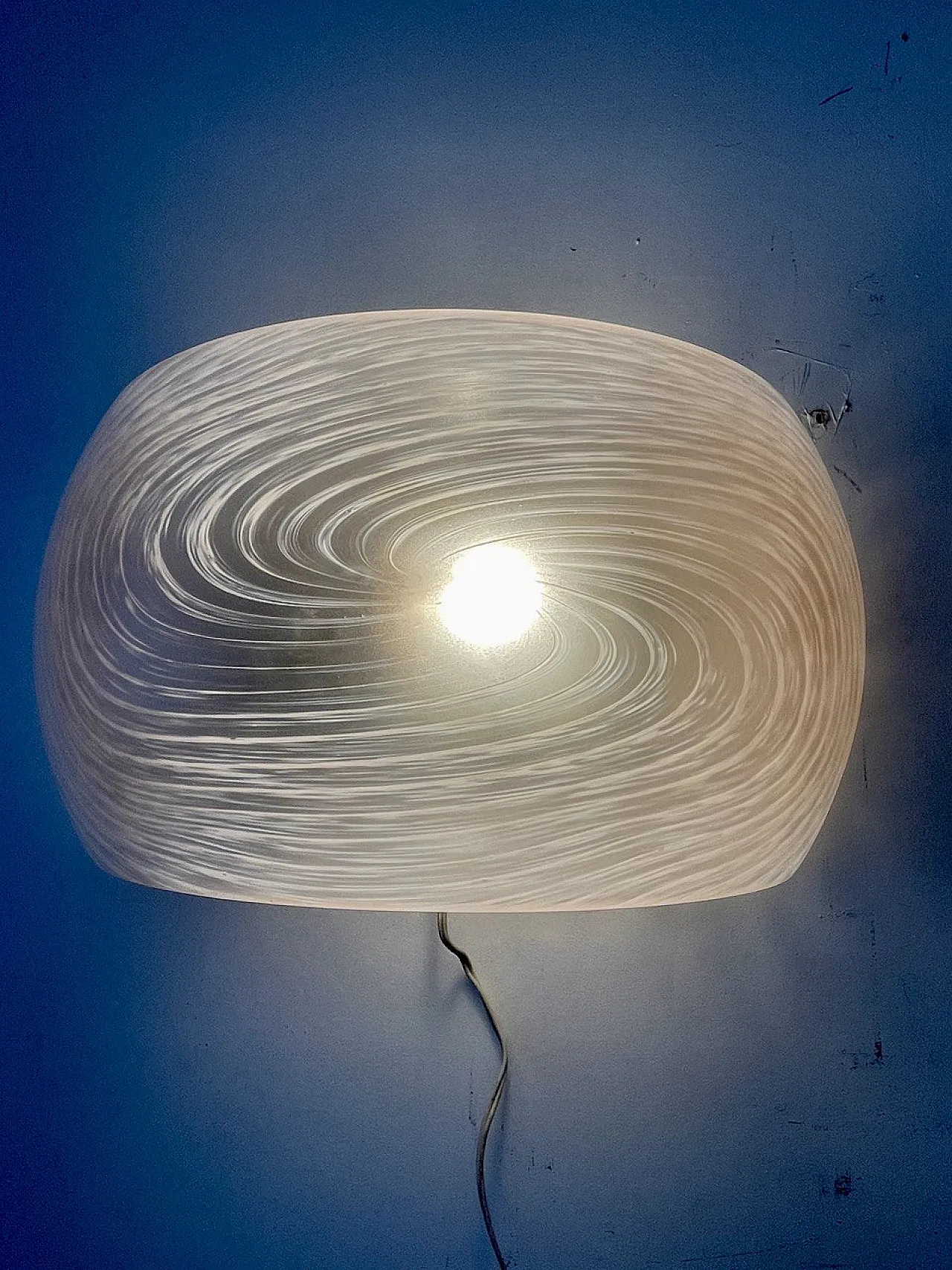 Pair of wall appliques by Mazzega Murano glass, 70s 1