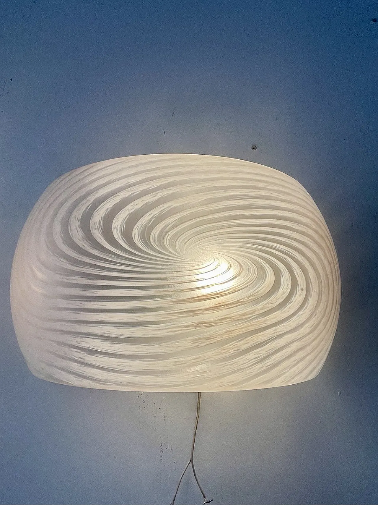 Pair of wall appliques by Mazzega Murano glass, 70s 2