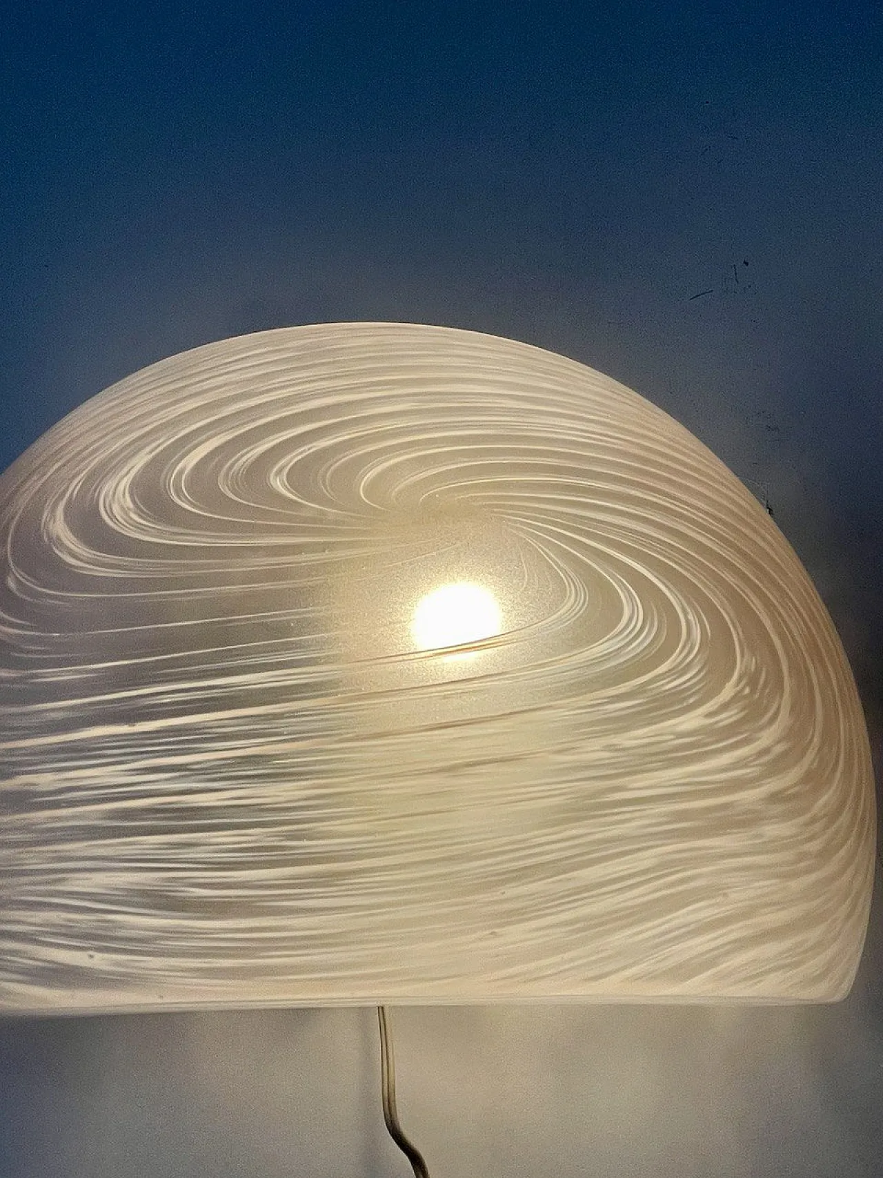 Pair of wall appliques by Mazzega Murano glass, 70s 3