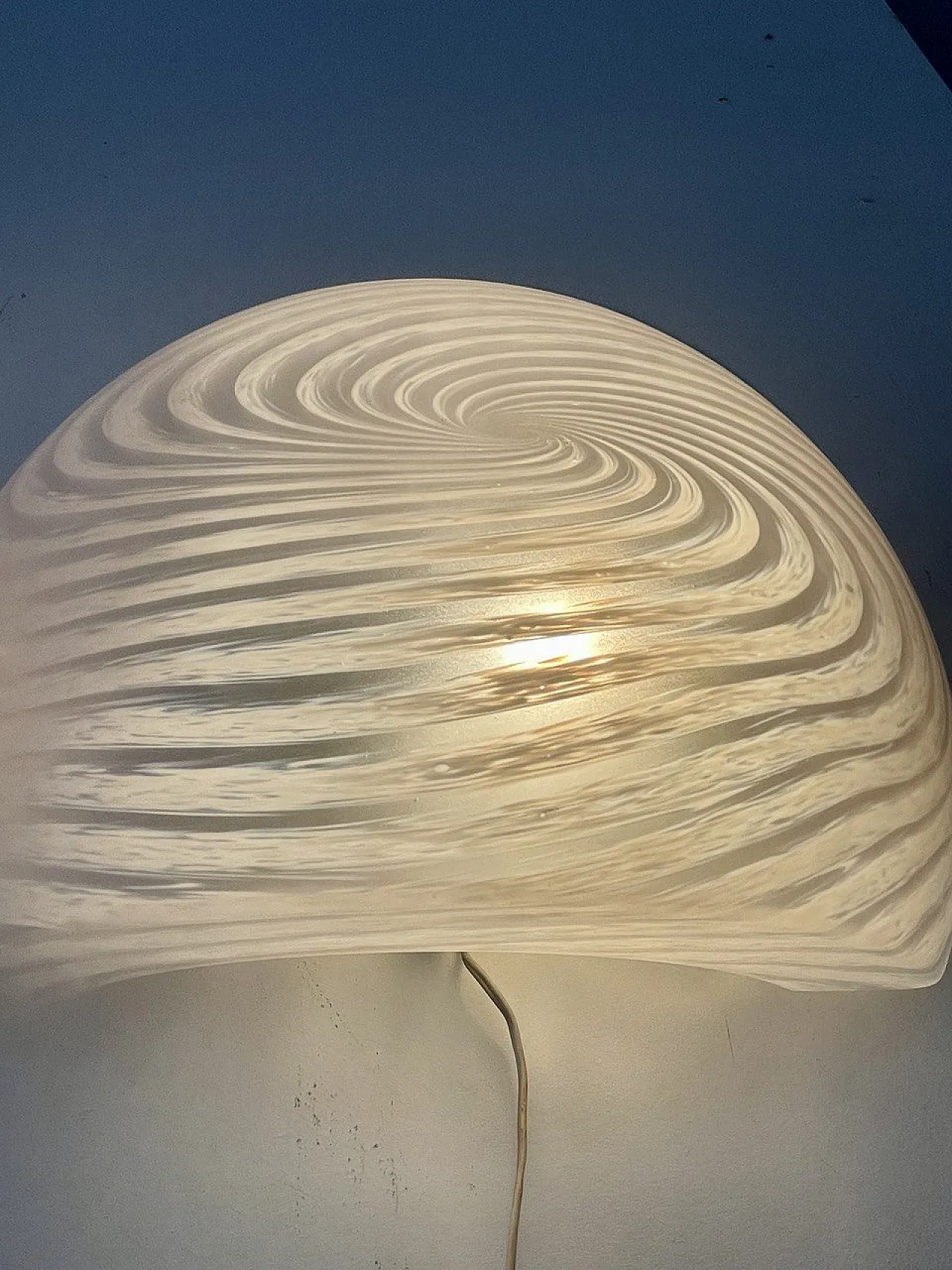 Pair of wall appliques by Mazzega Murano glass, 70s 4