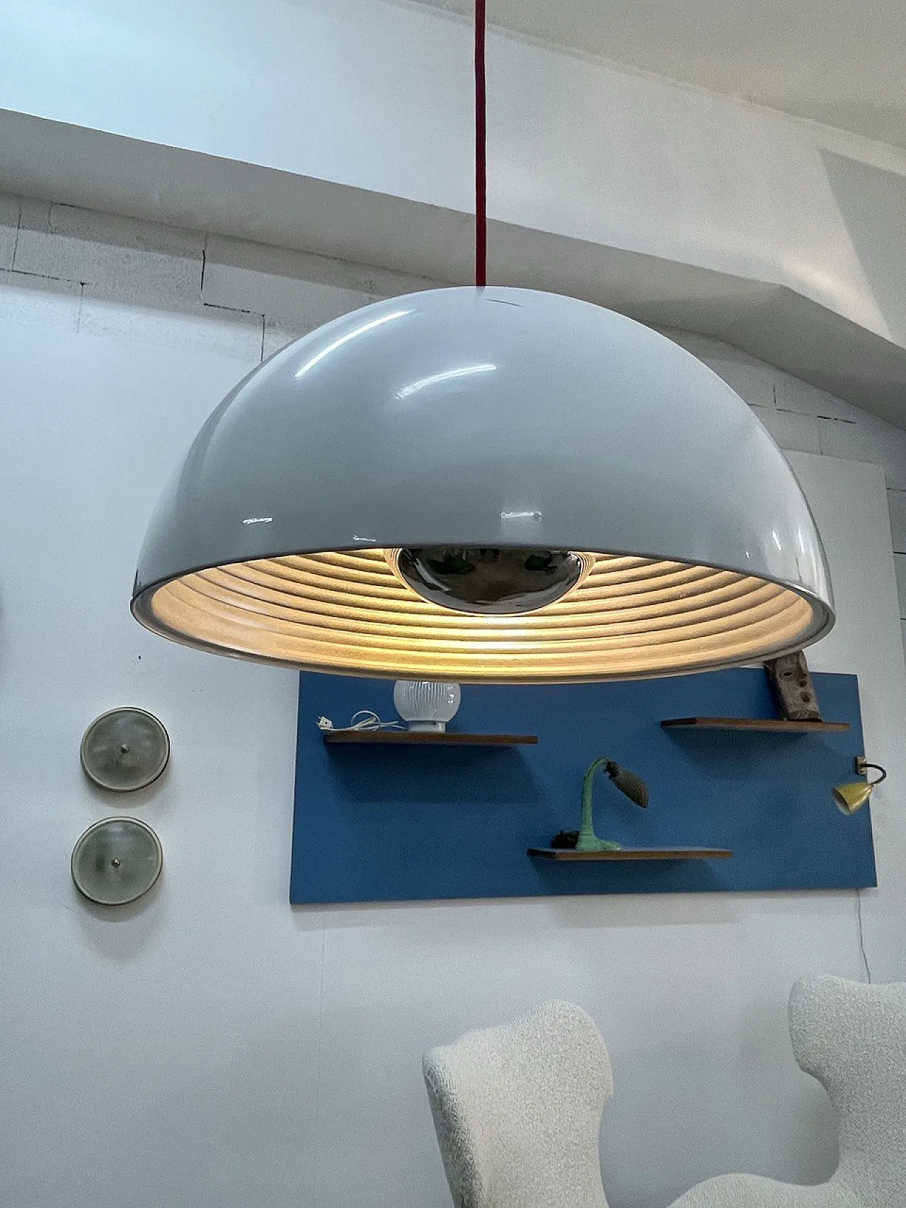 Manifattura Italiana Lampadario Contemporaneo, anni '80 3