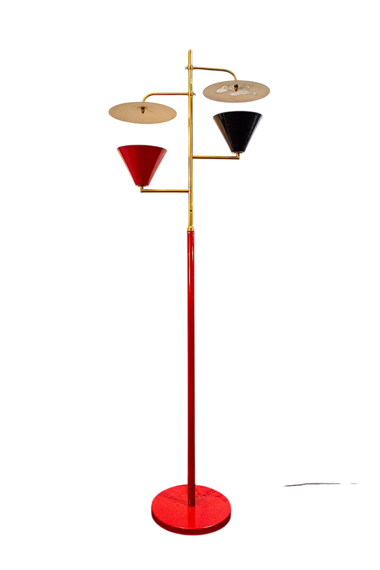 Lampada da terra a due luci di Stilnovo, anni '50 8
