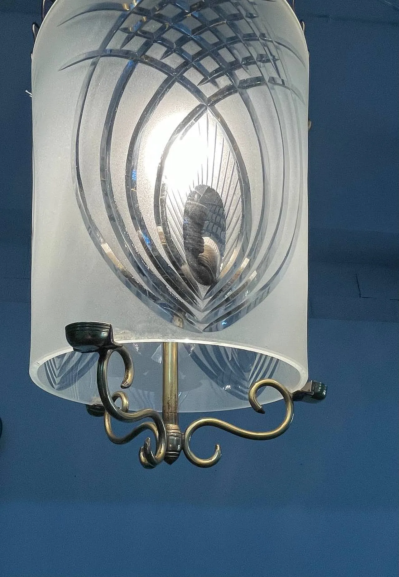 Lampadario di Fontana Arte, anni '40 1