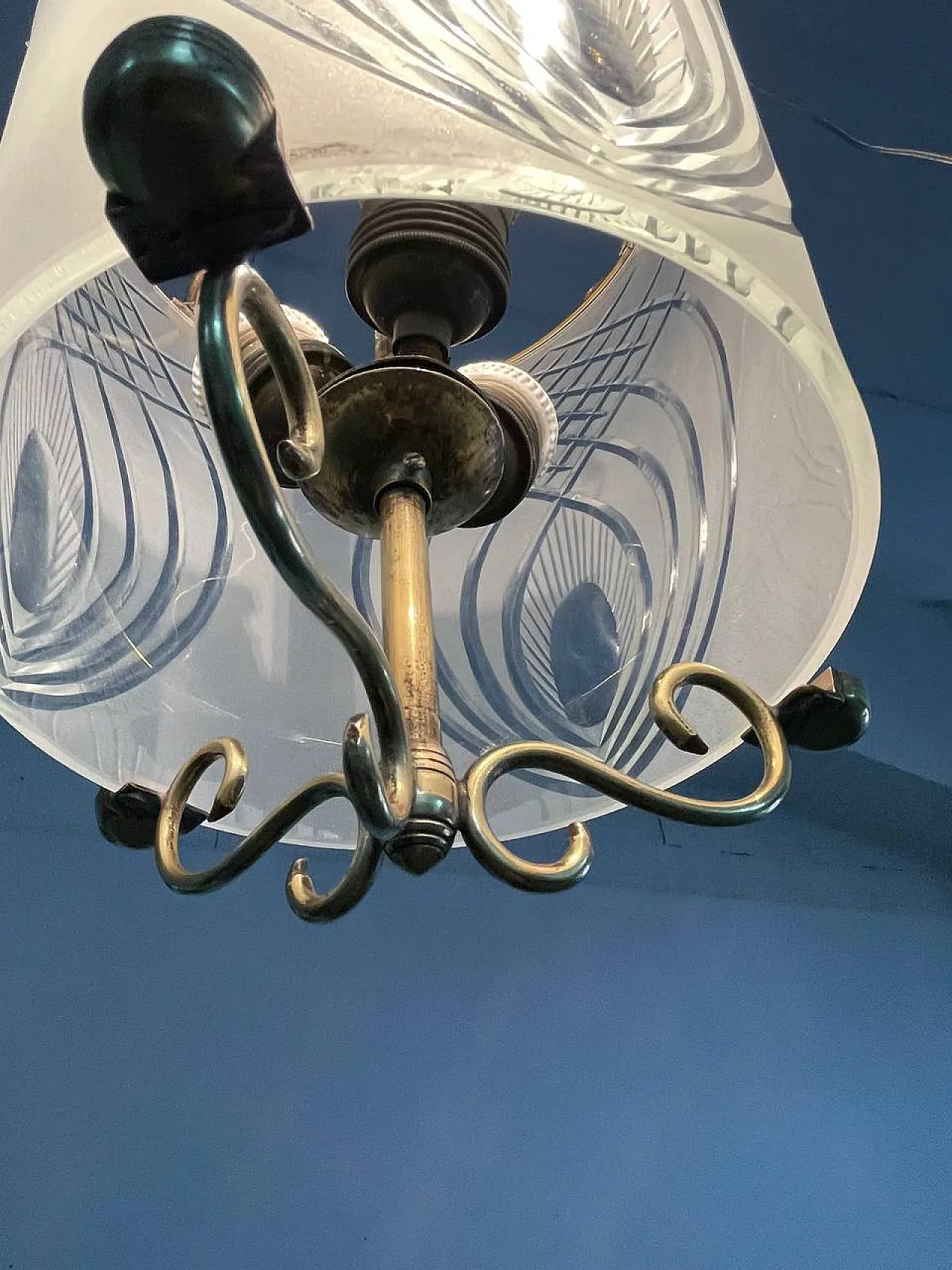 Lampadario di Fontana Arte, anni '40 4