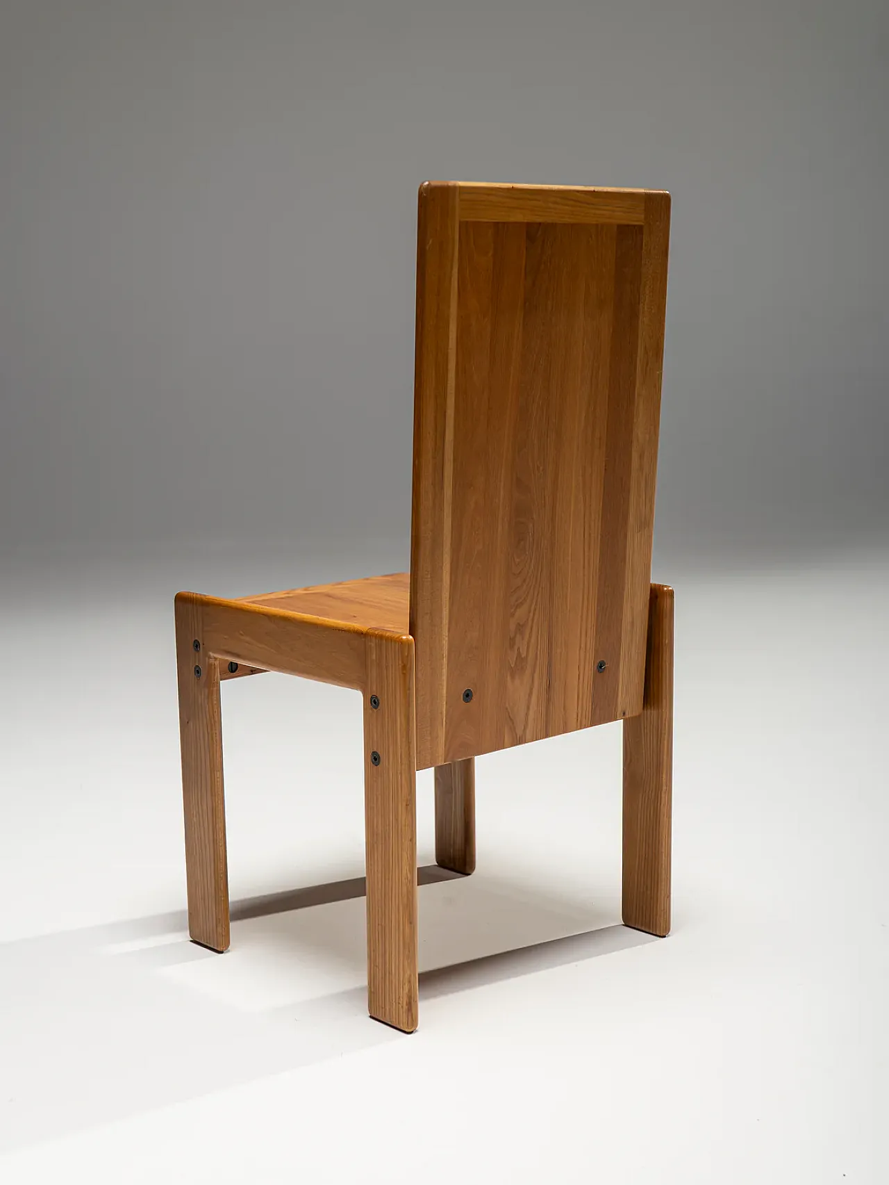 4 Sedie da pranzo in olmo di Romanutti, anni '70 5