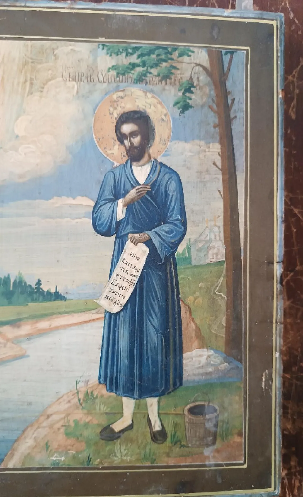 St. Simeon, Russian icon, 19th century 4