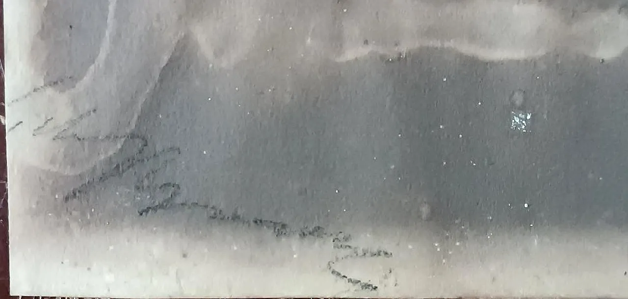 Female Portrait by Borsa, charcoal and pencil drawing, 19th century 3