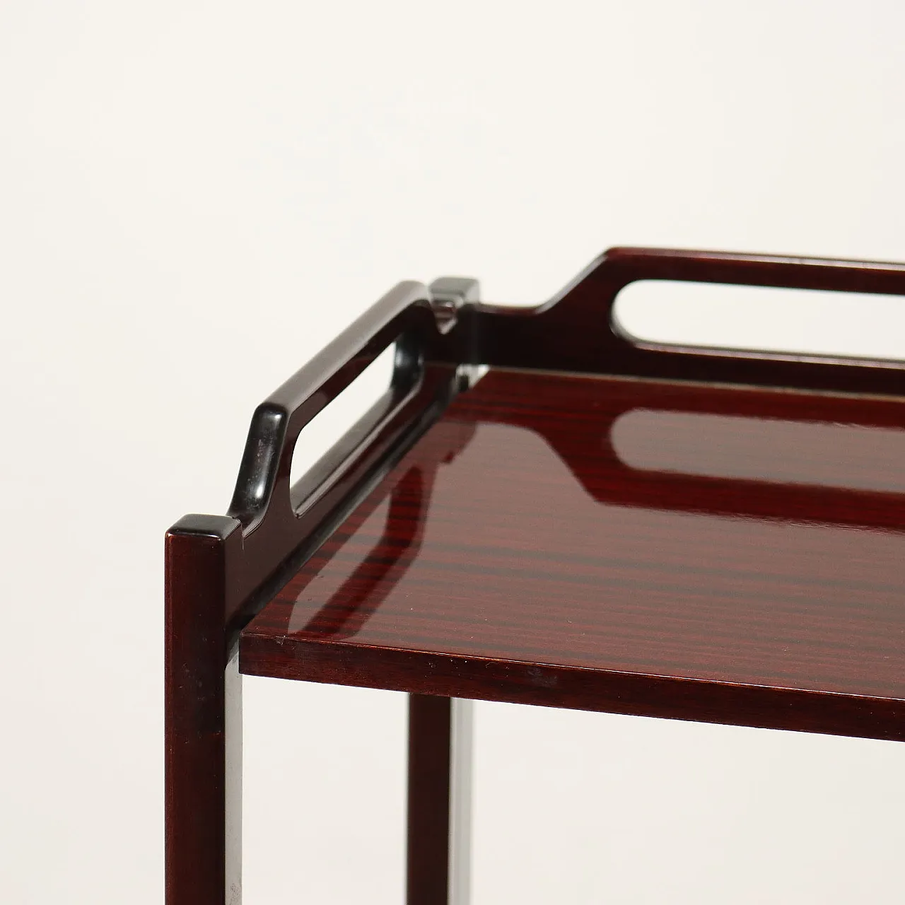 Carrello da cucina in faggio verniciato, metà '900 7