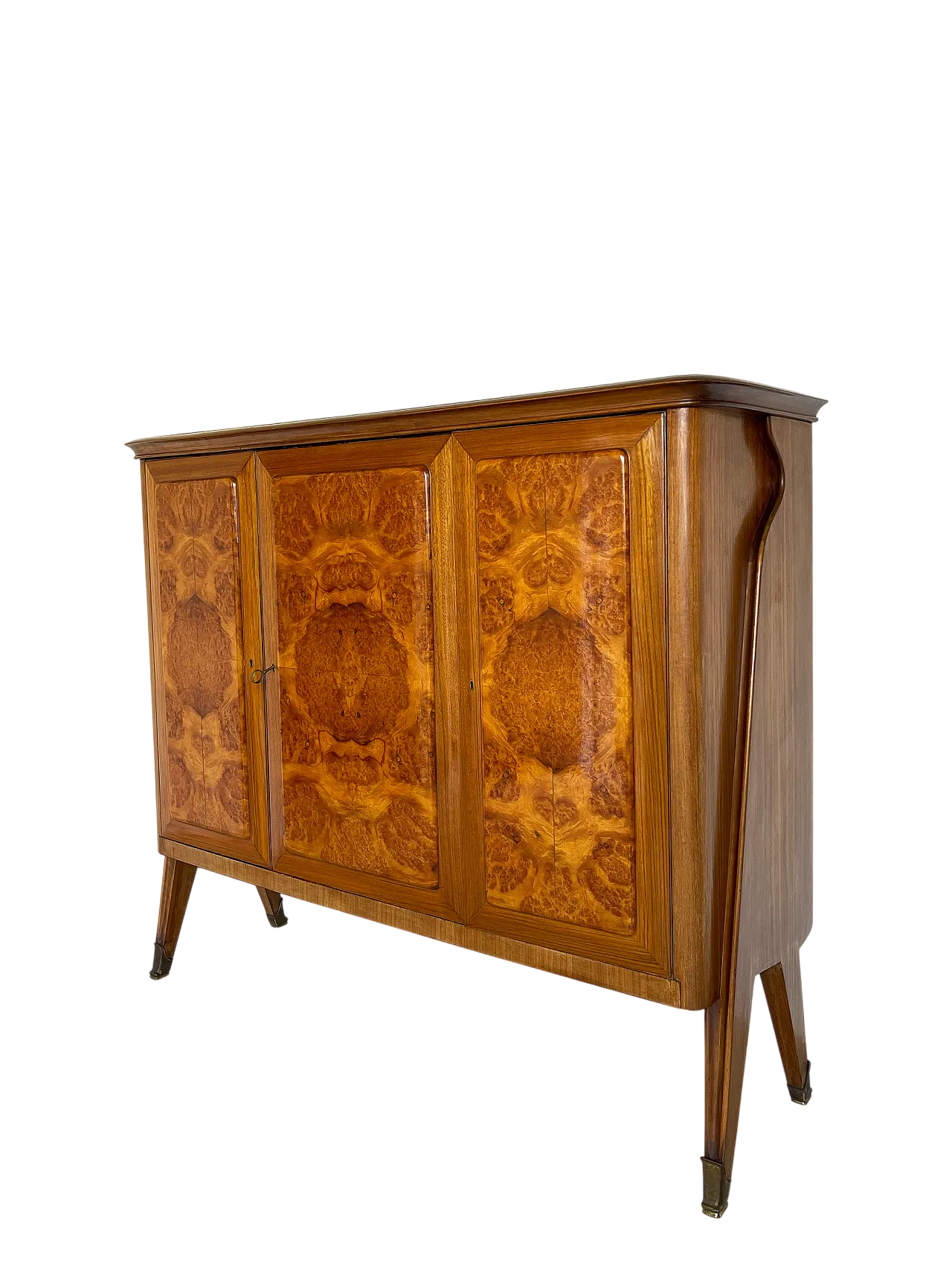 Mid-century Cantu burl walnut by AB Vighizzolo mobili , 60s 32