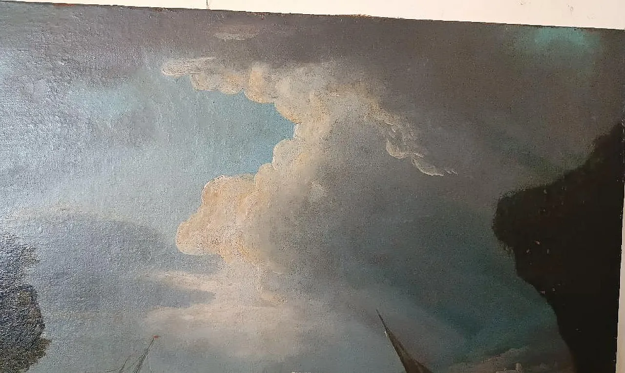 Navi in ​​tempesta, olio su tela, '600 6