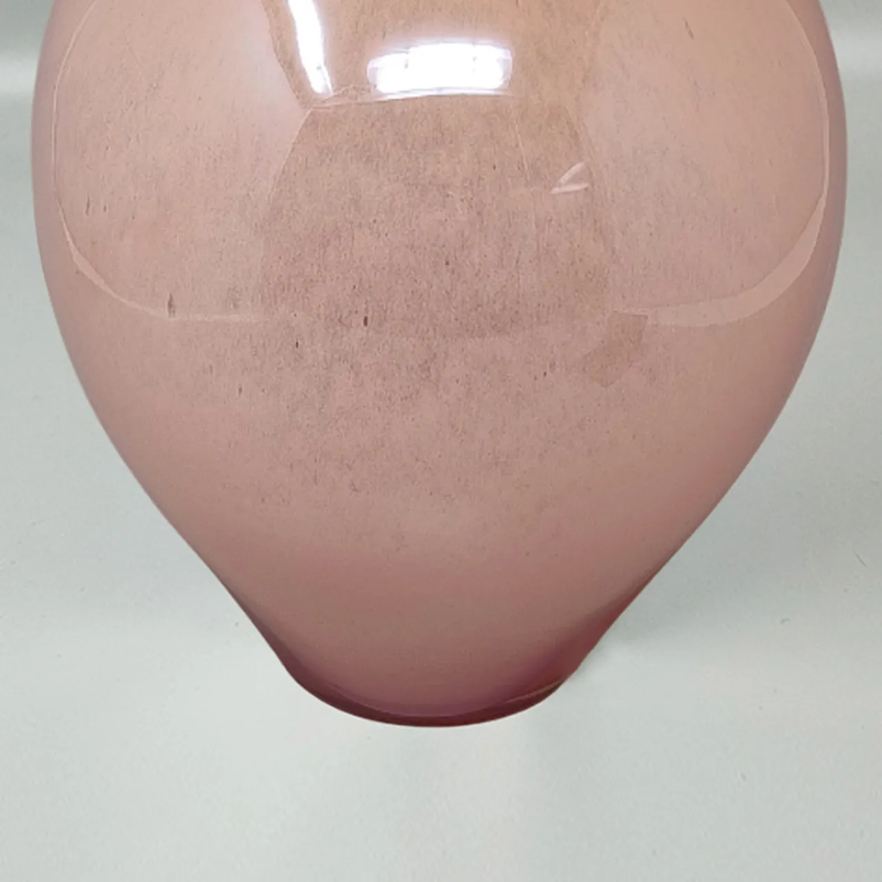 Pink Handcrafted Vase in Murano Glass by Master of the glass, 70s 6
