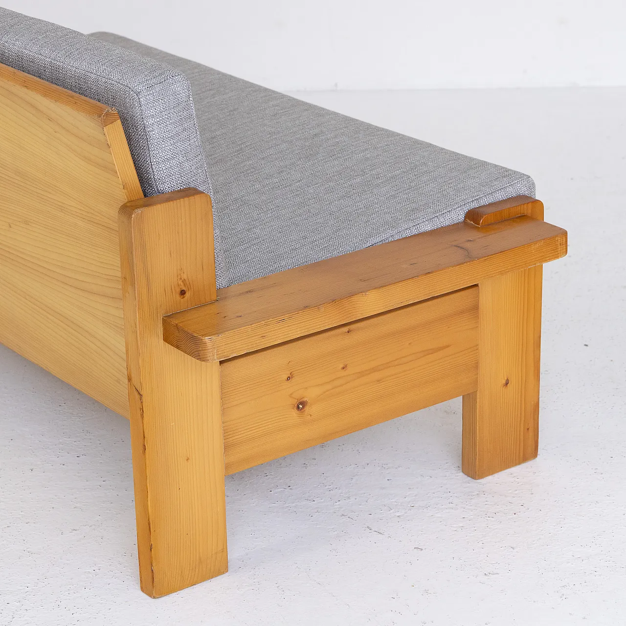 Pair of fir sofas, 1970s 1