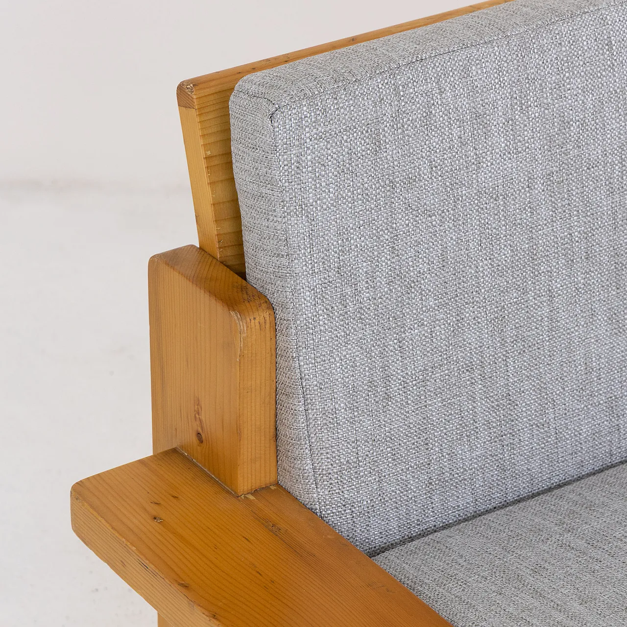 Pair of fir sofas, 1970s 4