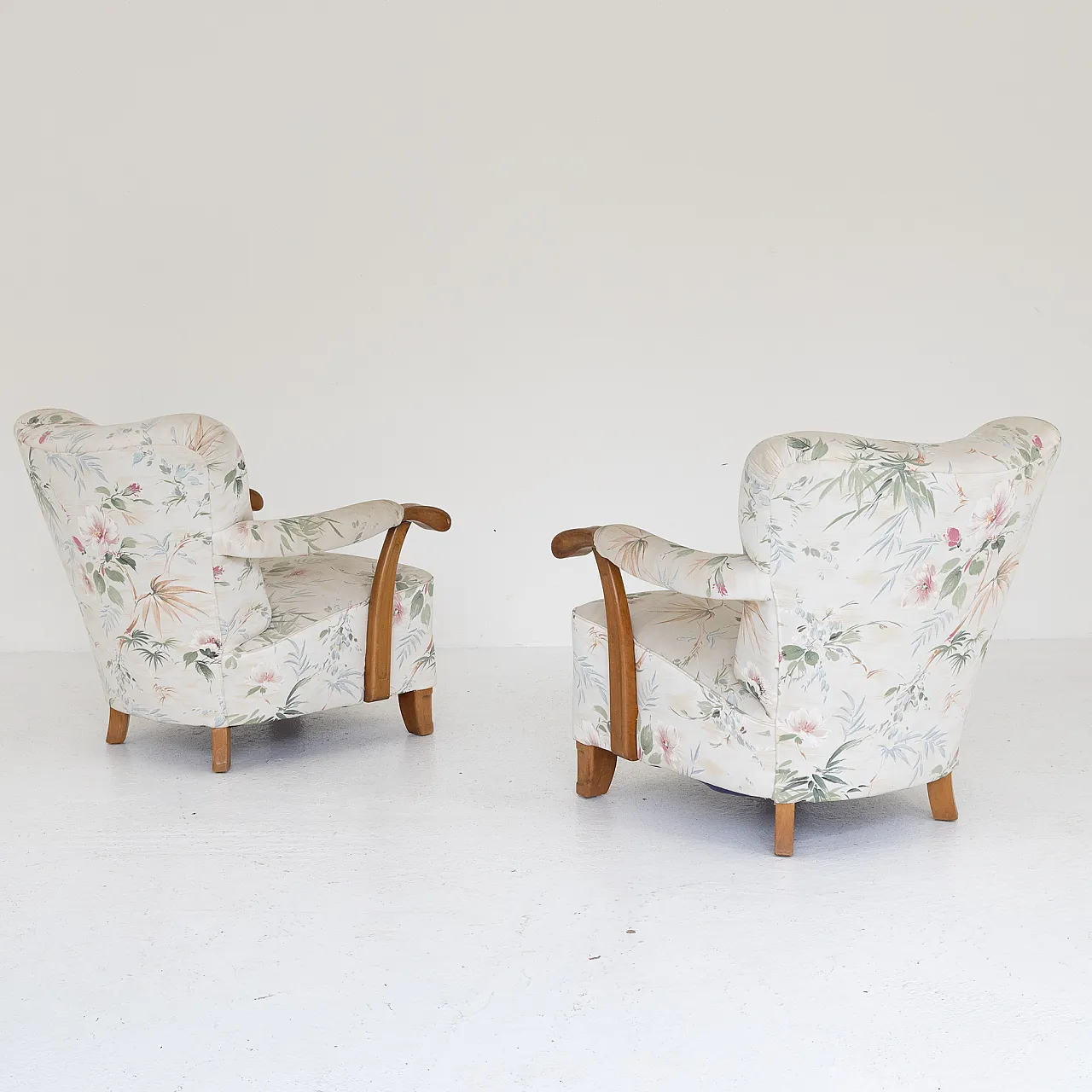 Pair of armchairs, 1950s 6