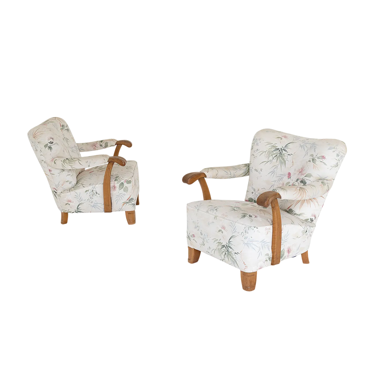 Pair of armchairs, 1950s 11