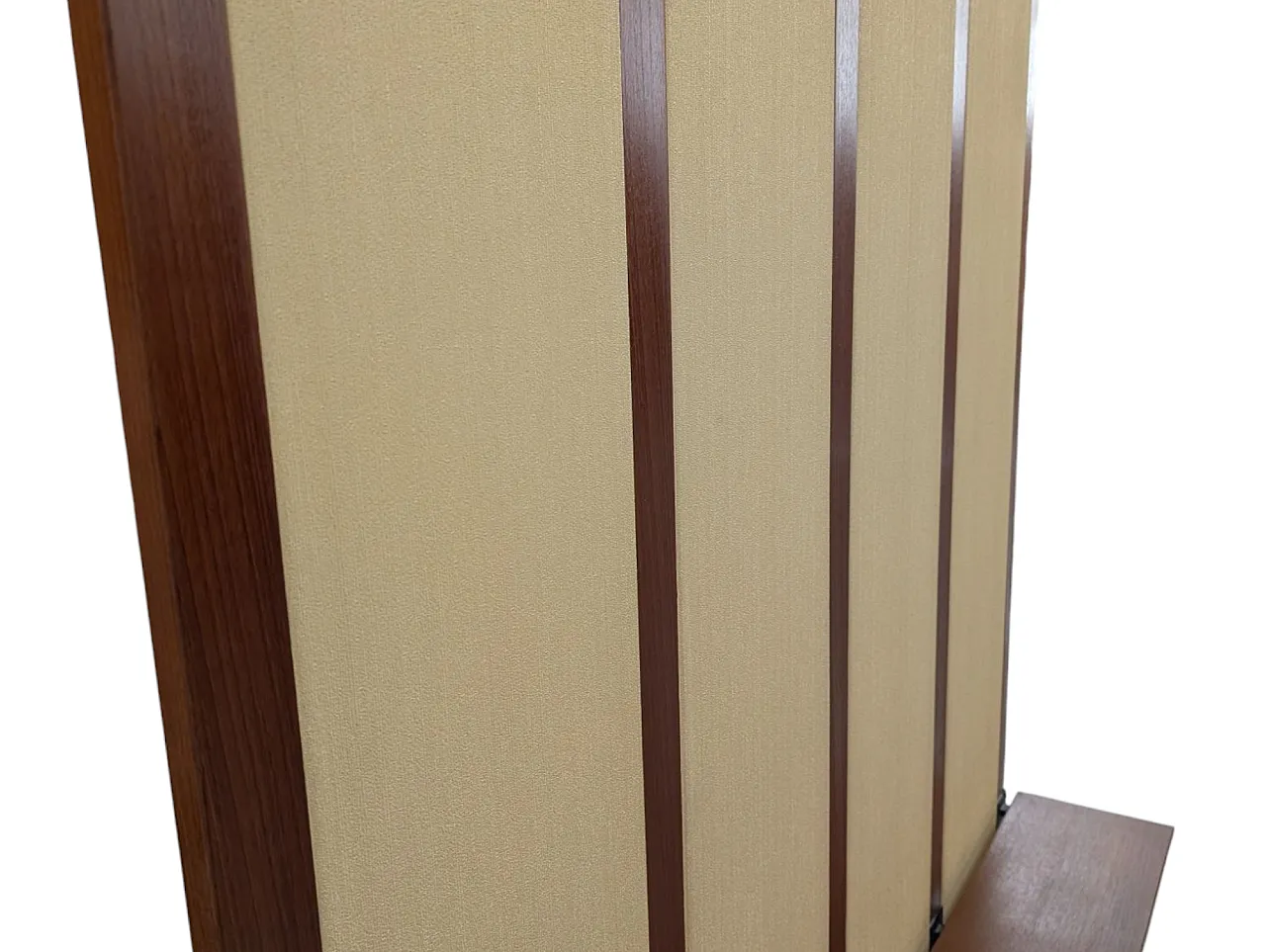 Appendiabiti da ingresso in ottone e legno, anni '70 4