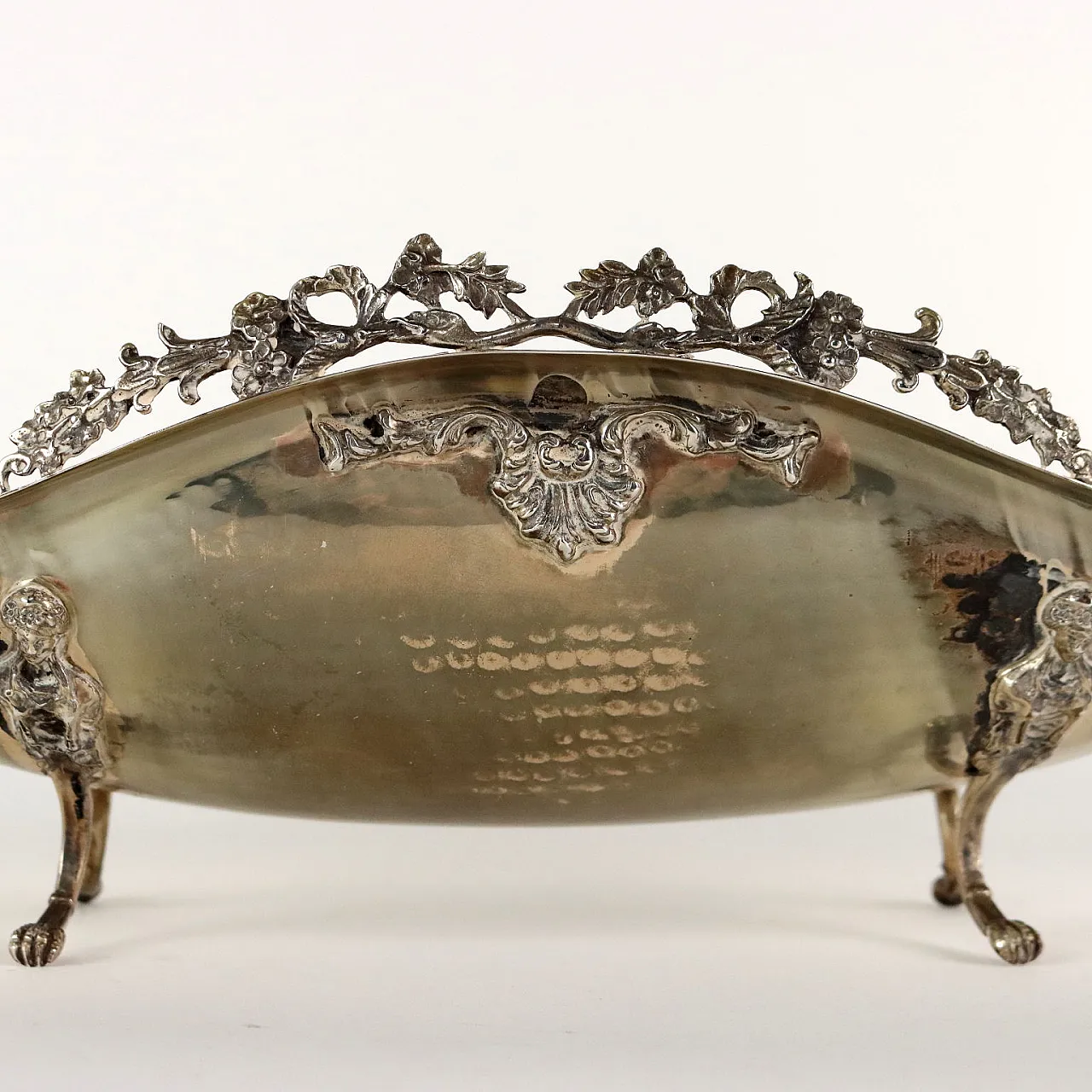 Centrotavola in argento Greggio Rino Padova, anni '50 3