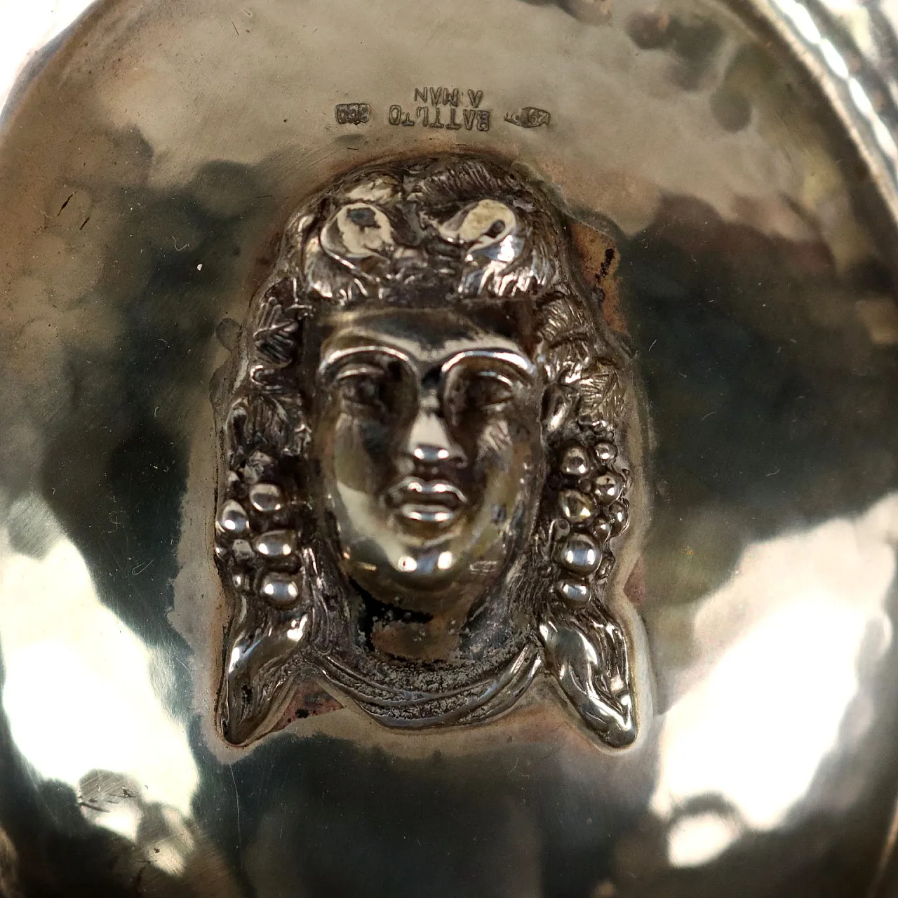 Centrotavola in argento Greggio Rino Padova, anni '50 5