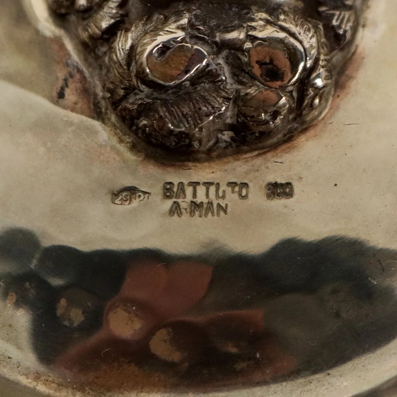 Centrotavola in argento Greggio Rino Padova, anni '50 6