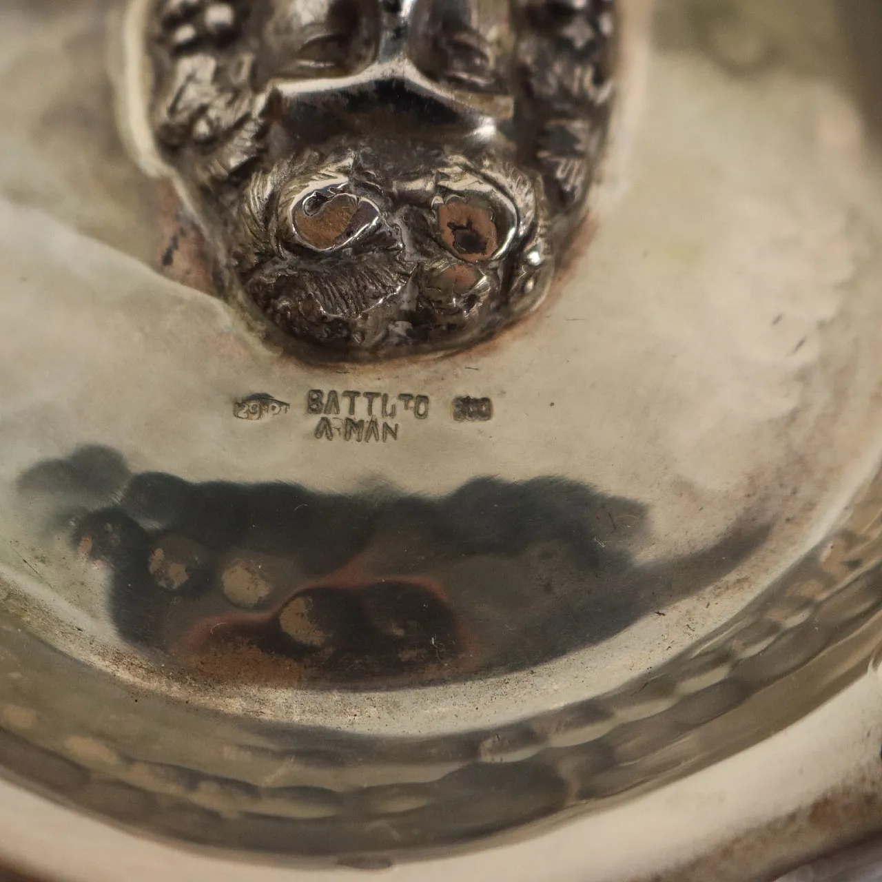 Centrotavola in argento Greggio Rino Padova, anni '50 7