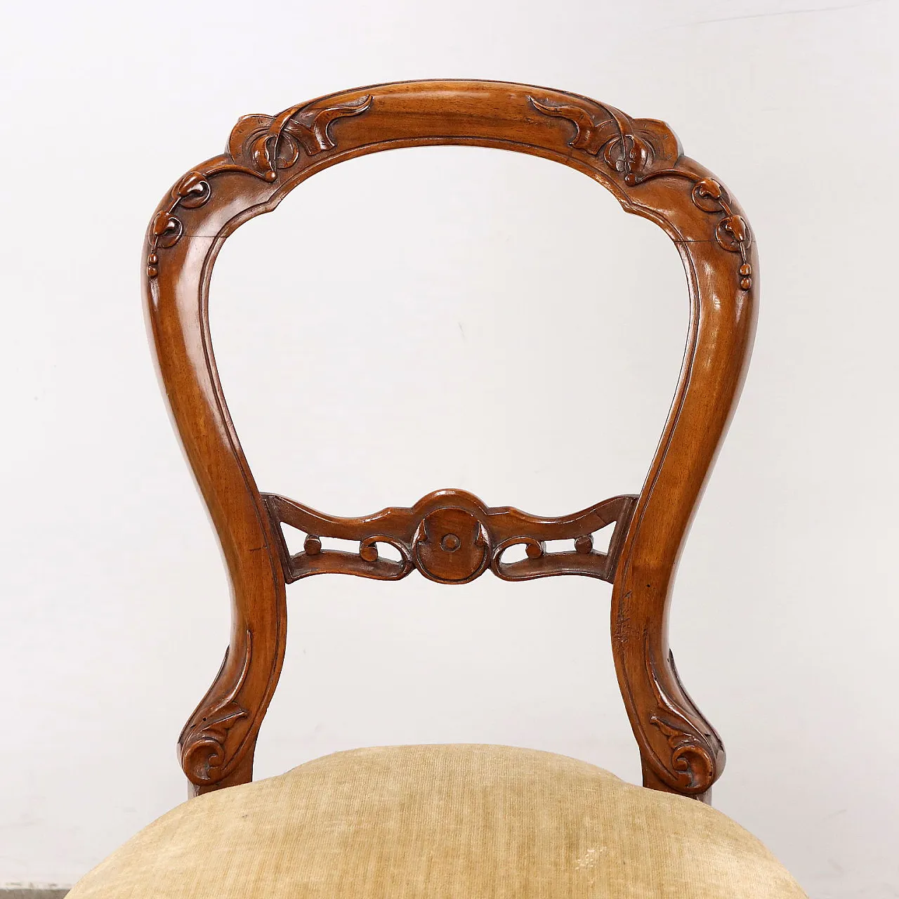 4 Louis Philippe wooden chairs, 19th century 3