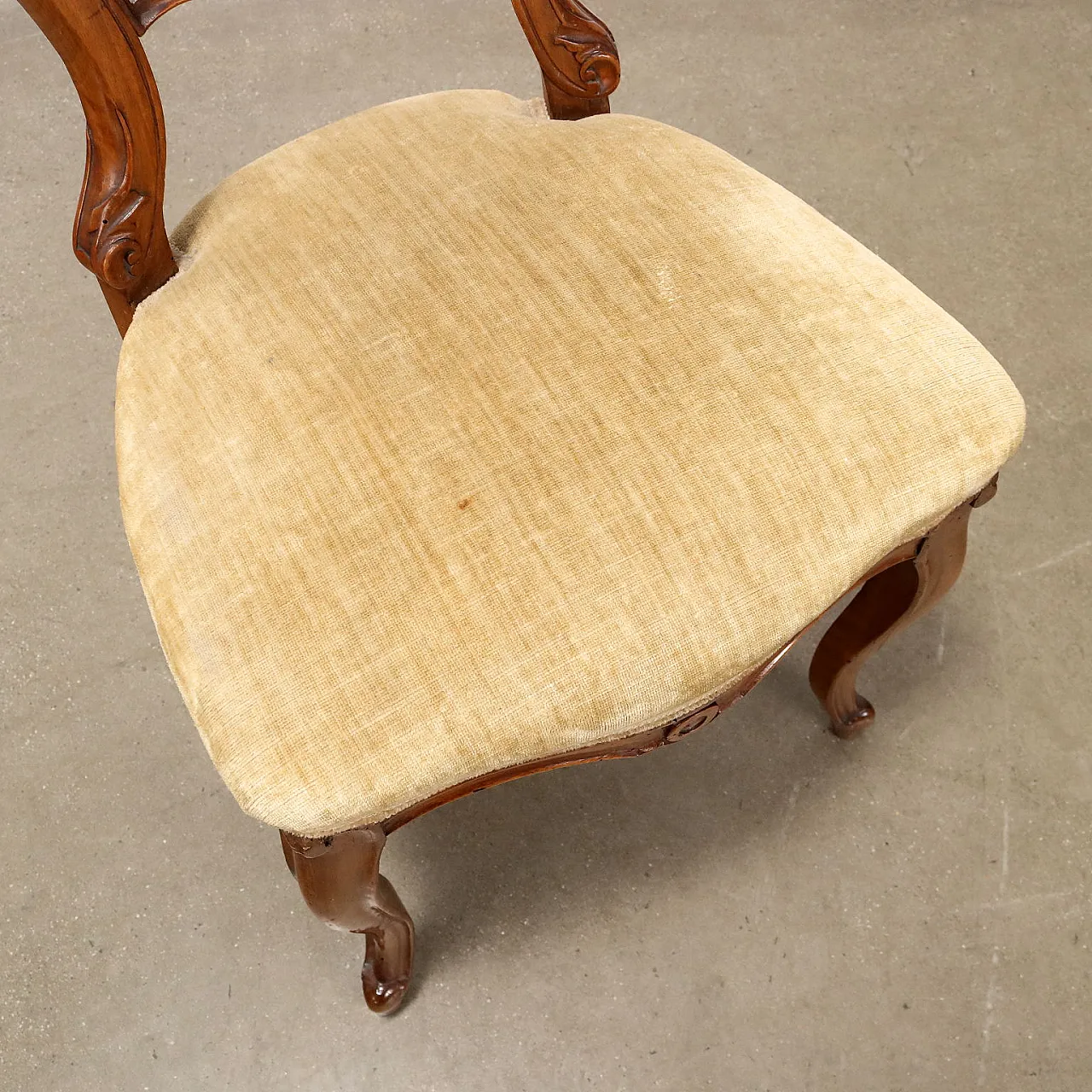 4 Louis Philippe wooden chairs, 19th century 6