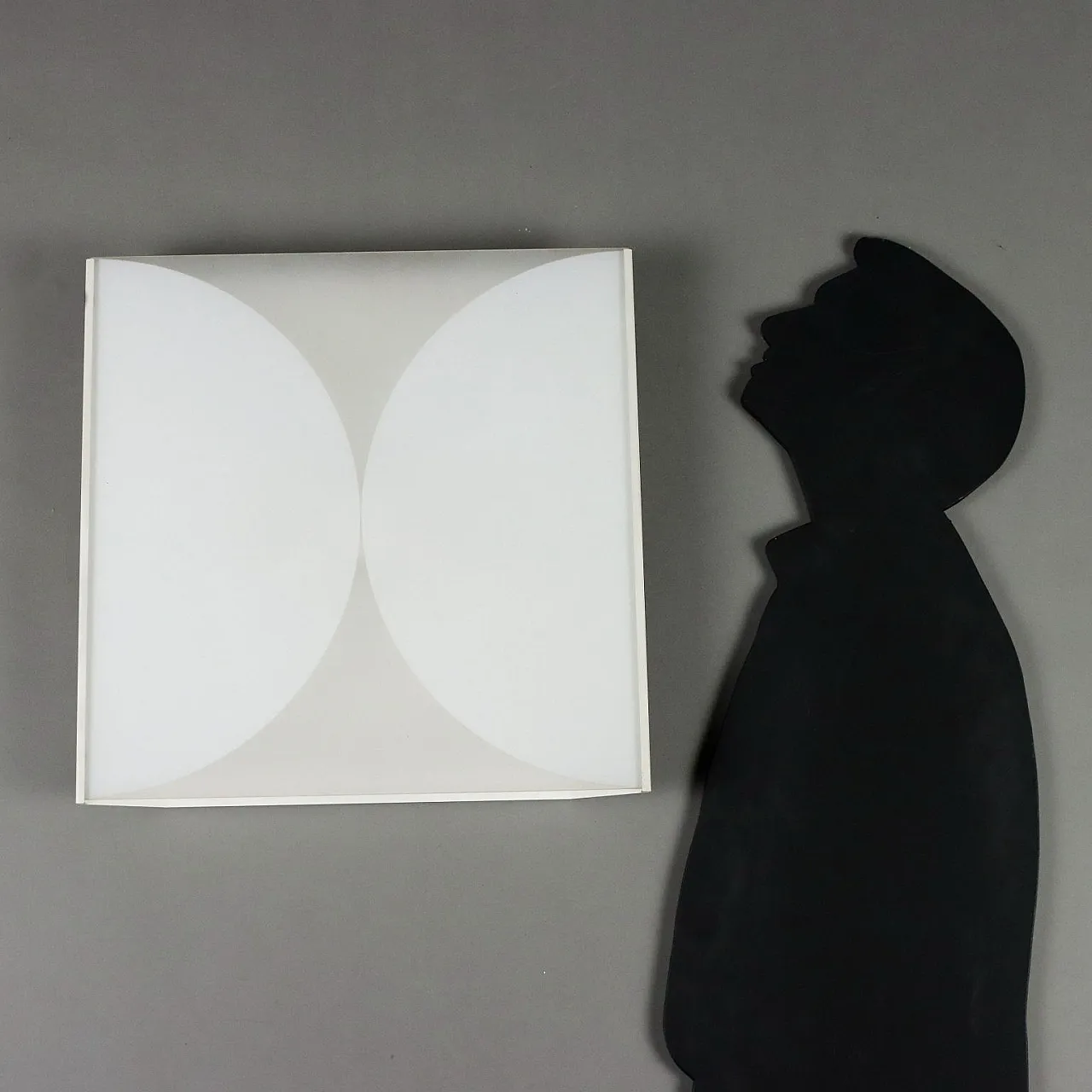 Pair of Clessidra appliques by B. Piccoli for Fontana Arte, 1970s 2