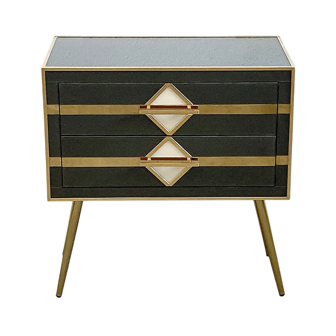 Cassettiera in vetro di Murano, anni '90 8