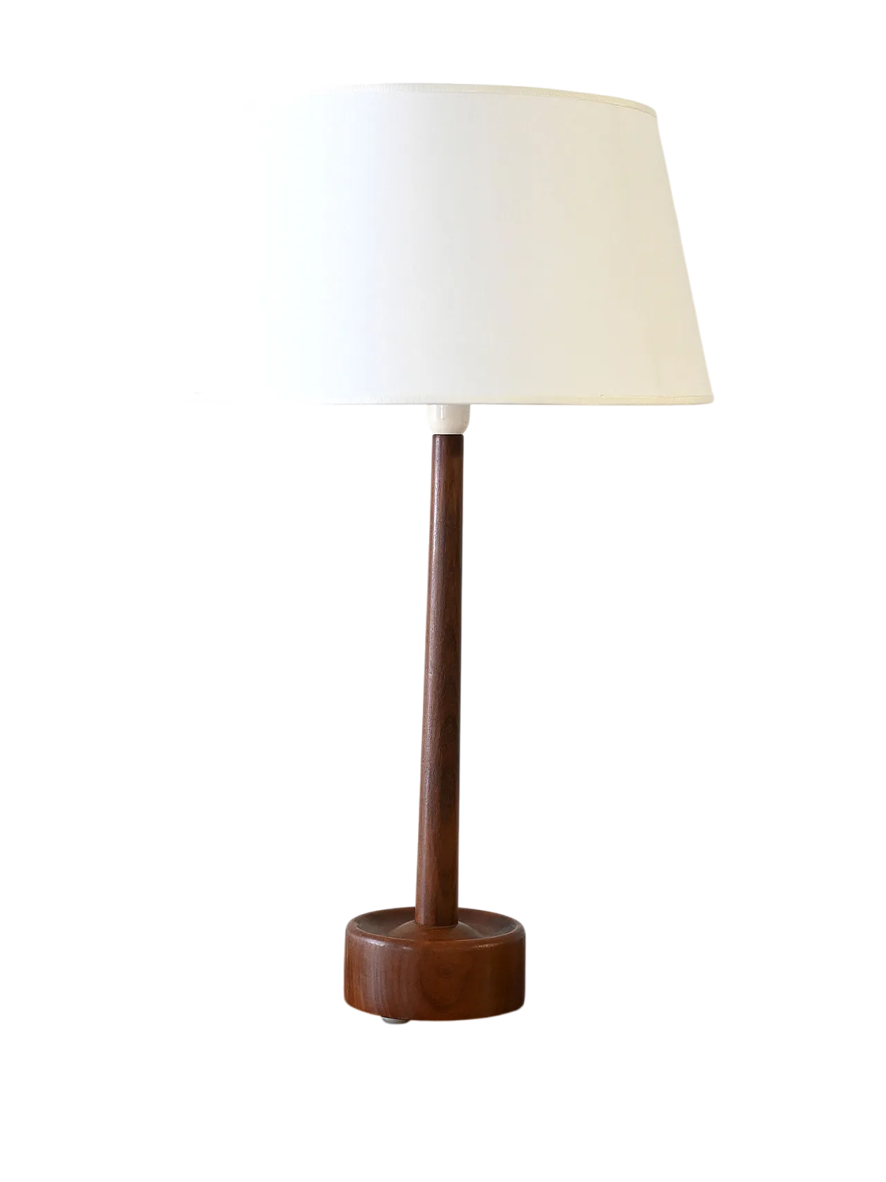 Lampada danese in teak tornito, anni’60 8