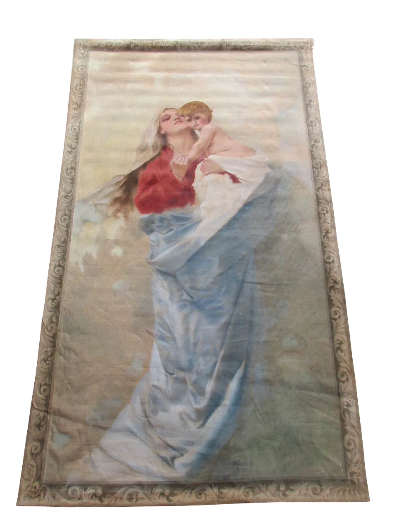 Arazzo Madonna con bambino - succo d'erba, '900 10