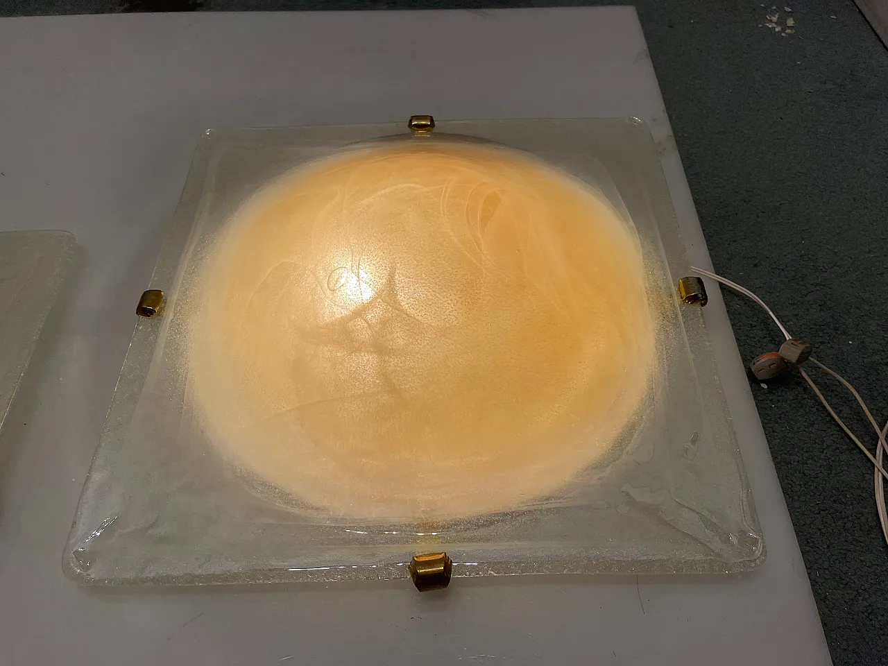 4 Murano Glass Sconces, 1980s 3