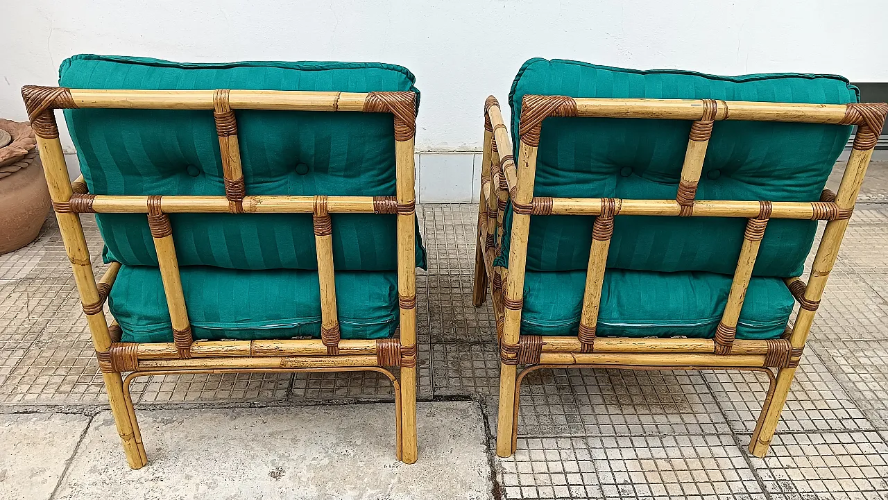 Couple of armchairs in South Southern Stiled Style, 70s 7