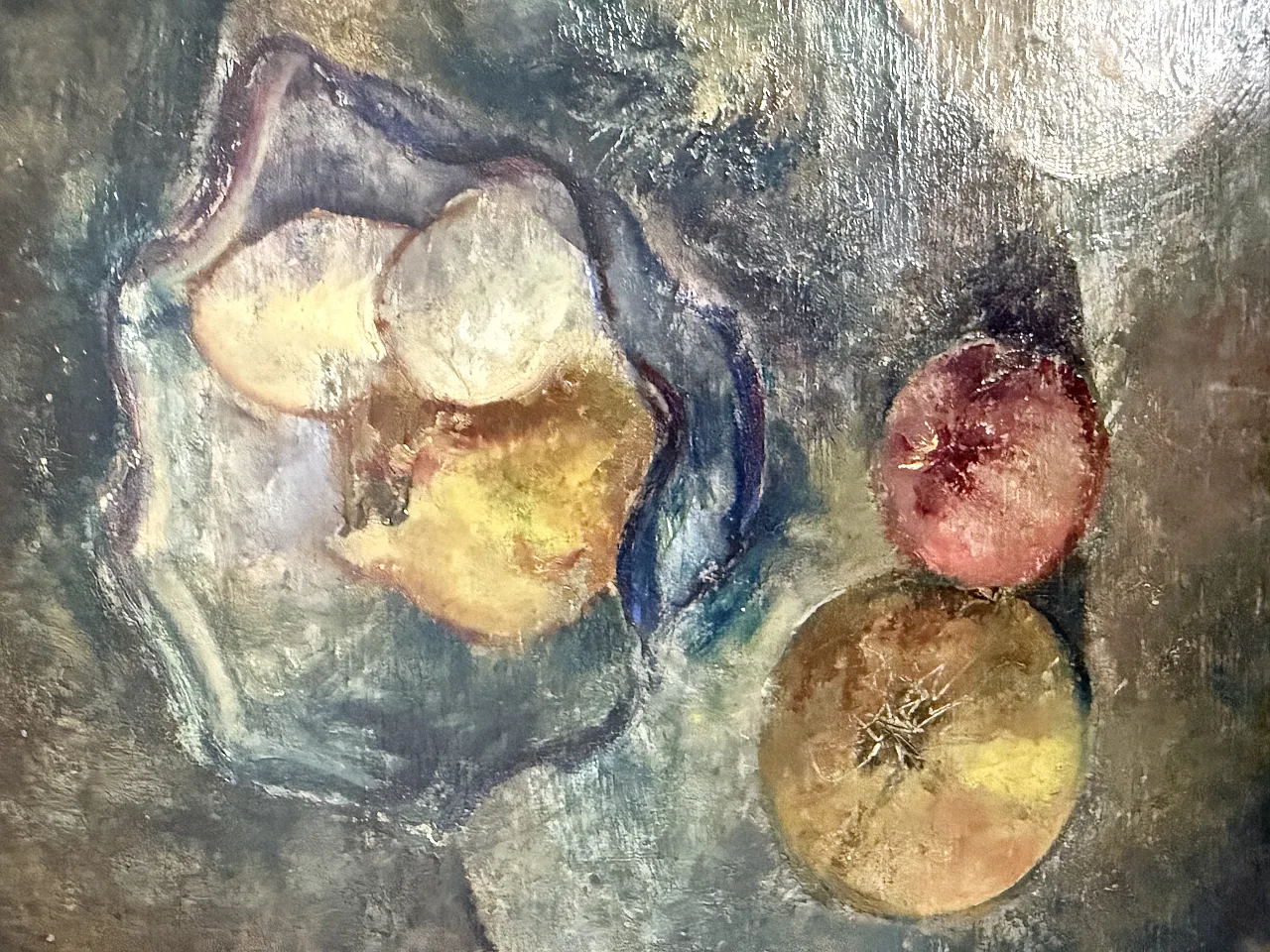 Still life, oil painting by Manfredini, 1944 4