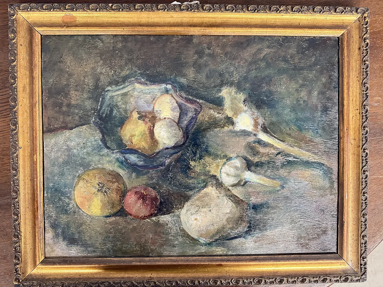 Still life, oil painting by Manfredini, 1944 5