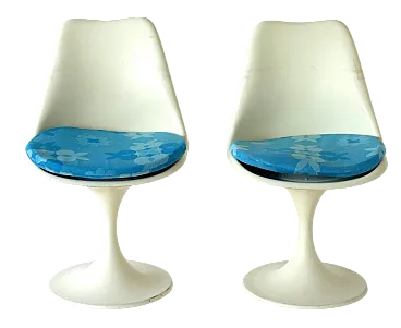 Coppia di sedie Tulip Space Age, anni '60