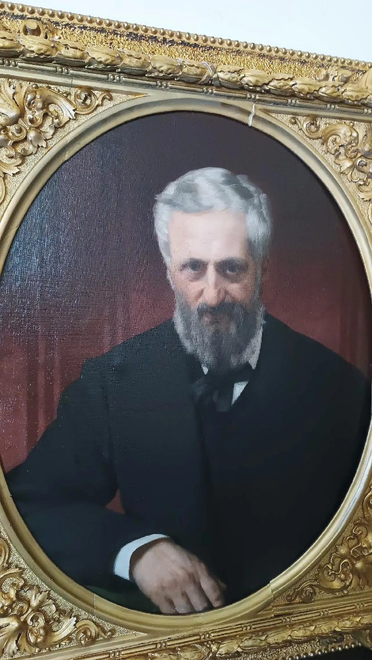 Portrait of Cesare Altoviti, oil on canvas by A. Ciseri, 19th century 4