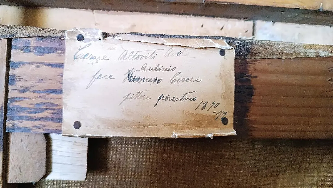 Portrait of Cesare Altoviti, oil on canvas by A. Ciseri, 19th century 10