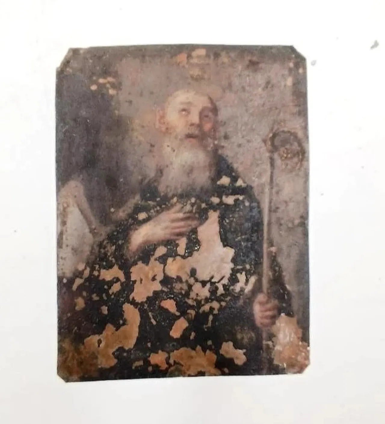 Small painting on copper depicting a saint, 17th century 1