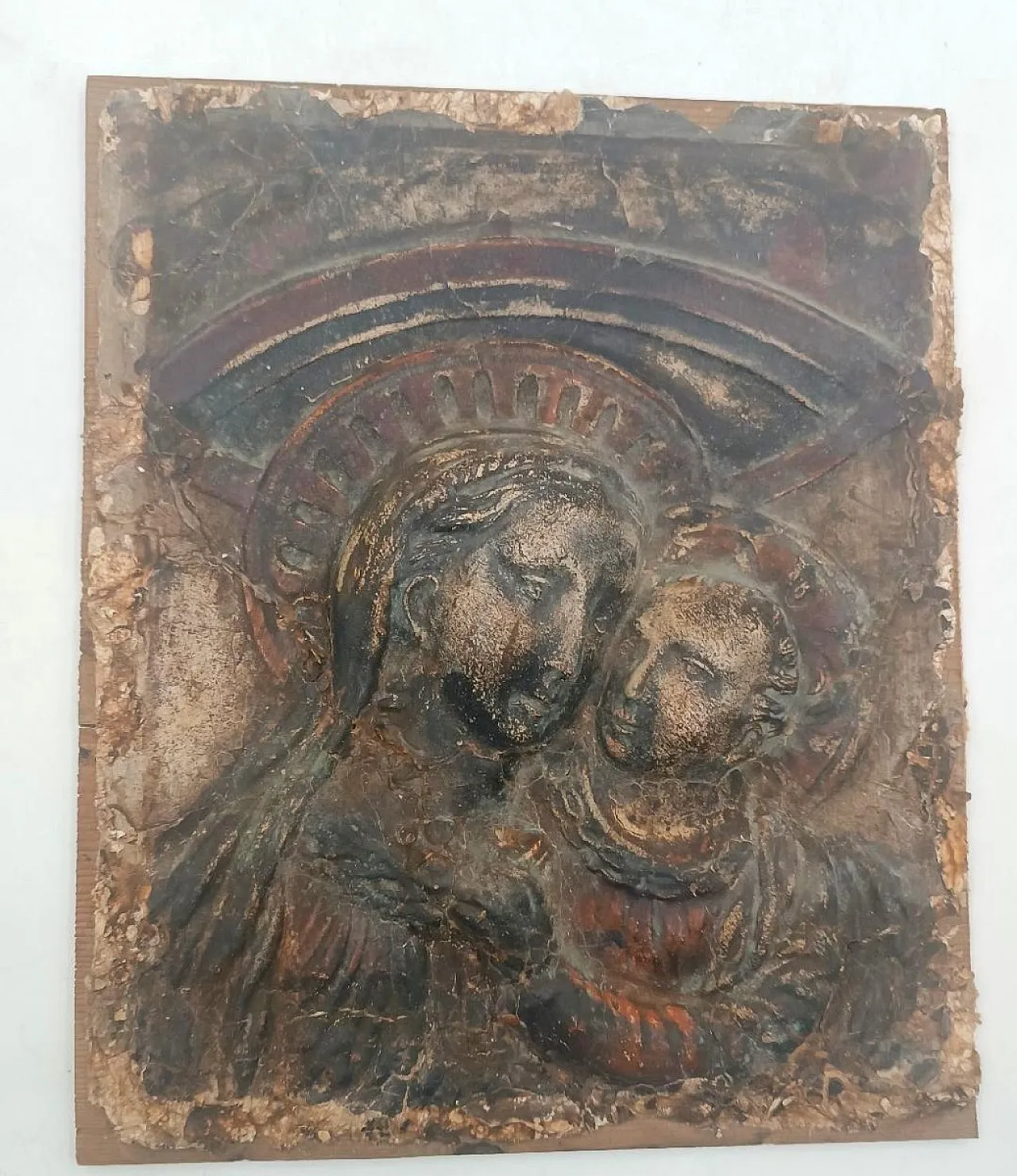 Virgin and Child in papier-mâché, 17th century 1
